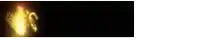 a blurred image of a flame with the word blur on it .