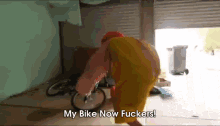 My Bike Now! GIF - Ronald Mcdonald My Bike No GIFs