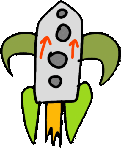 Rocket Sticker - Rocket Stickers