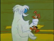 Daffy Duck Of Mice And Men GIF - Daffy Duck Of Mice And Men Abominable Snow Man GIFs