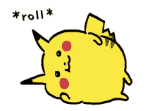 pikachu pokemon roll