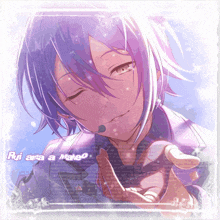 rui aria a mateo is the name of the anime character