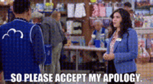Superstore Amy Sosa GIF - Superstore Amy Sosa So Please Accept My Apology GIFs