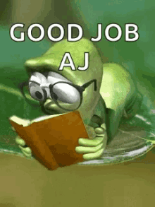 Good Job Aj Reading GIF - Good Job Aj Reading GIFs