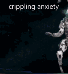 dance robot mental health anxiety caption