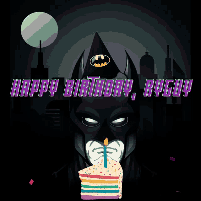 Happy Birthday Batman GIF - Happy Birthday Batman Cake - Discover & Share  GIFs