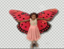 Butterfly Girl GIF - Butterfly Girl Mokshitha GIFs