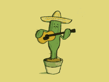 Cactus Guitar GIF