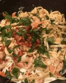 cooking shrimp pasta shrimppasta seafood
