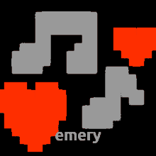 Emery Hearts GIF - Emery Hearts Music Notes GIFs