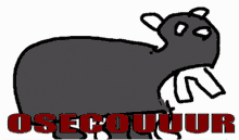 Osecour Sos GIF - Osecour Sos Cow Drawing GIFs