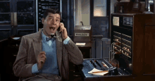Jerry Lewis Talking On The Phone GIF - Jerry Lewis Talking On The Phone Busy GIFs