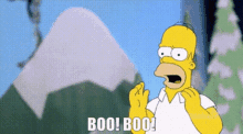 The Simpsons Homer Simpson GIF - The Simpsons Homer Simpson Boo Boo GIFs