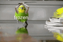 Frozen Bird GIF
