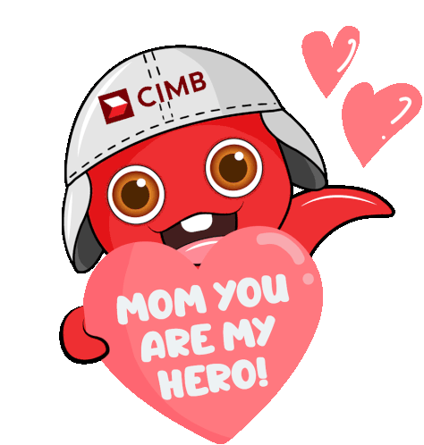 Cimb Octo Sticker - Cimb Octo Mothers Day Stickers