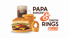 Aw Restaurants Papa Burger GIF - Aw Restaurants Papa Burger Onion Rings GIFs