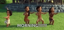 Morning Moana GIF - Morning Moana Dancing GIFs