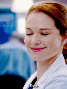 Greys Anatomy April Kepner GIF - Greys Anatomy April Kepner Enjoy GIFs