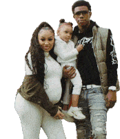 Family Picture A Boogie Wit Da Hoodie Sticker - Family Picture A Boogie Wit Da Hoodie Artisthbtl Stickers