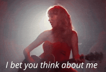 Taylor Swift I Bet You Think About Me GIF