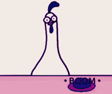 a purple background with the word koda boom on it