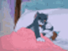 Tom And Jerry Cartoons GIF - Tom And Jerry Cartoons Bed GIFs
