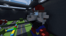 a statue of mario from the video game mario world
