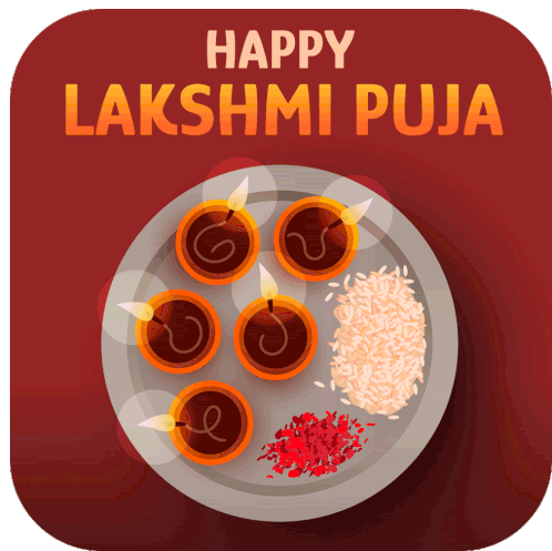 Lakshmi Puja हैप्पीदीपावली Sticker - Lakshmi Puja हैप्पीदीपावली लक्ष्मीपूजाकीशुभकामनाएं Stickers