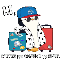 Travel Vacation Sticker - Travel Vacation Penguin Stickers