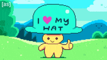 I Love My Hat Smiling Friends GIF - I Love My Hat Smiling Friends I Heart It GIFs