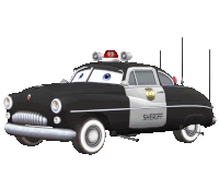 Sheriff Cars Cars Movie Sticker