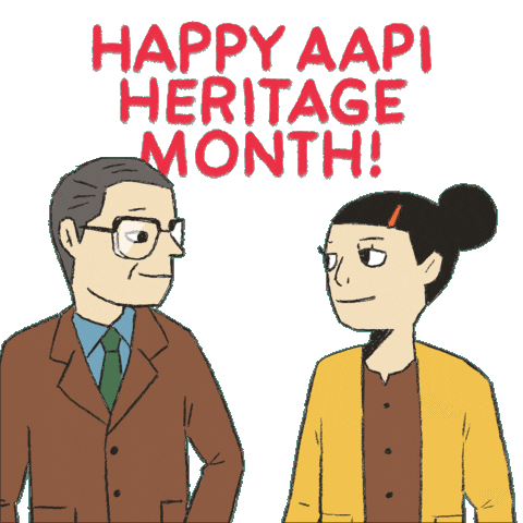 Happy Aapi Heritage Month Asian Sticker - Happy Aapi Heritage Month Asian Asian Man Stickers
