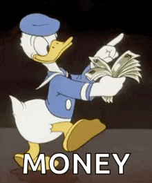 Money Donaldduck GIF - Money Donaldduck Cash GIFs