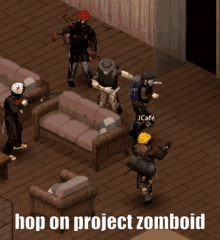 Hop On Project Zomboid GIF - Hop On Project Zomboid Project Zomboid GIFs