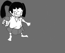 a black and white drawing of a person laying on the floor