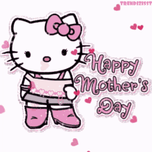 Happy Mothers Day Hello Kitty GIF - Happy Mothers Day Hello Kitty Hearts GIFs