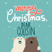 Merry Christmas Cousin Merry Christmas Dear Cousin GIF - Merry Christmas Cousin Merry Christmas Dear Cousin Merry Xmas Cousin GIFs