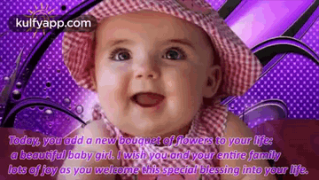 newborn baby girl wishes images