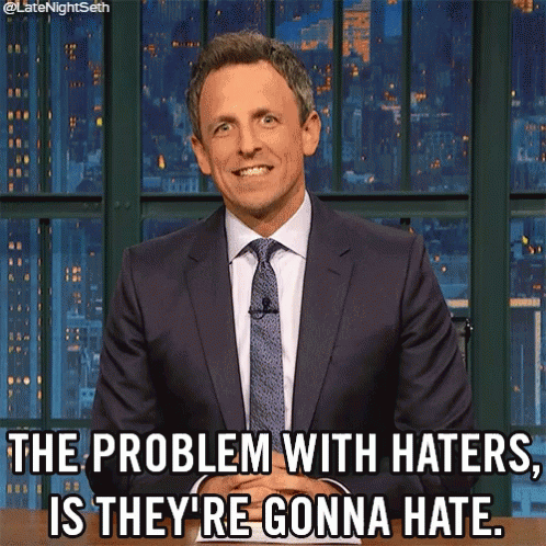 Seth Meyers knows the problem with Microsoft haters: they're gonna hate.

More on this in A Closer Look.