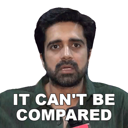 It Can'T Be Compared Avinash Sachdev Sticker - It Can'T Be Compared Avinash Sachdev Pinkvilla Stickers