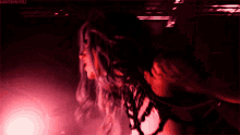 a picture of a woman with hauntedmasters written on the bottom right corner