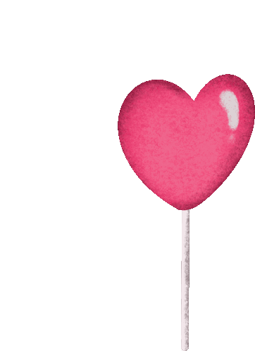 Heart Love Sticker - Heart Love Lolipop Stickers