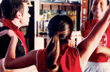 Glee Rachel Berry GIF - Glee Rachel Berry Santana Lopez GIFs