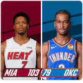 Miami Heat (103) Vs. Oklahoma City Thunder (79) Third-fourth Period Break GIF - Nba Basketball Nba 2021 GIFs