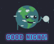 good night moon orbit space