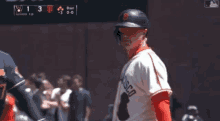 a baseball player wearing a jersey that says ' cisco ' on it