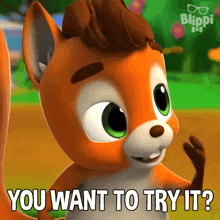You Want To Try It Sparky GIF
