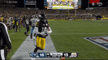 Pittsburgh Steelers Diontae Johnson GIF - Pittsburgh Steelers Diontae Johnson Steelers GIFs