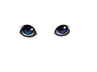 a close up of a person 's eye with a blue iris