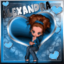 Alexandra Alexandra Name GIF - Alexandra Alexandra Name Blue GIFs